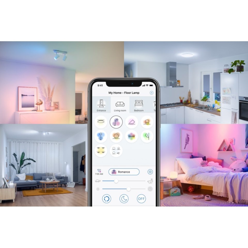 WiZ - Plafón LED regulable SUPERSLIM LED/17W/230V 2700K Wi-Fi