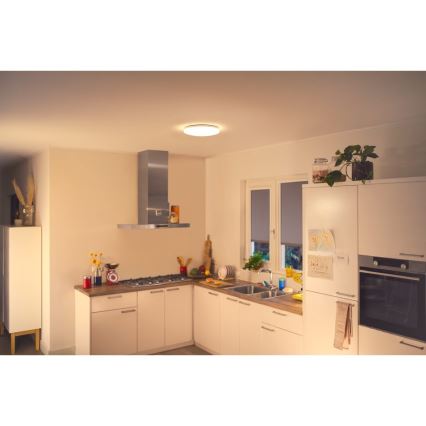 WiZ - Plafón LED regulable SUPERSLIM LED/17W/230V 2700K Wi-Fi