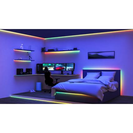 WiZ - Tira LED RGBIC Regulable 10m LED/21W/230V 2700-6500K Wi-Fi