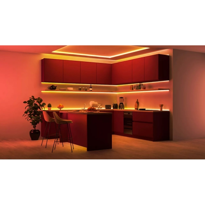WiZ - Tira LED RGBIC regulable 4 m LED/10,2W/5V 2700-6500K Wi-Fi