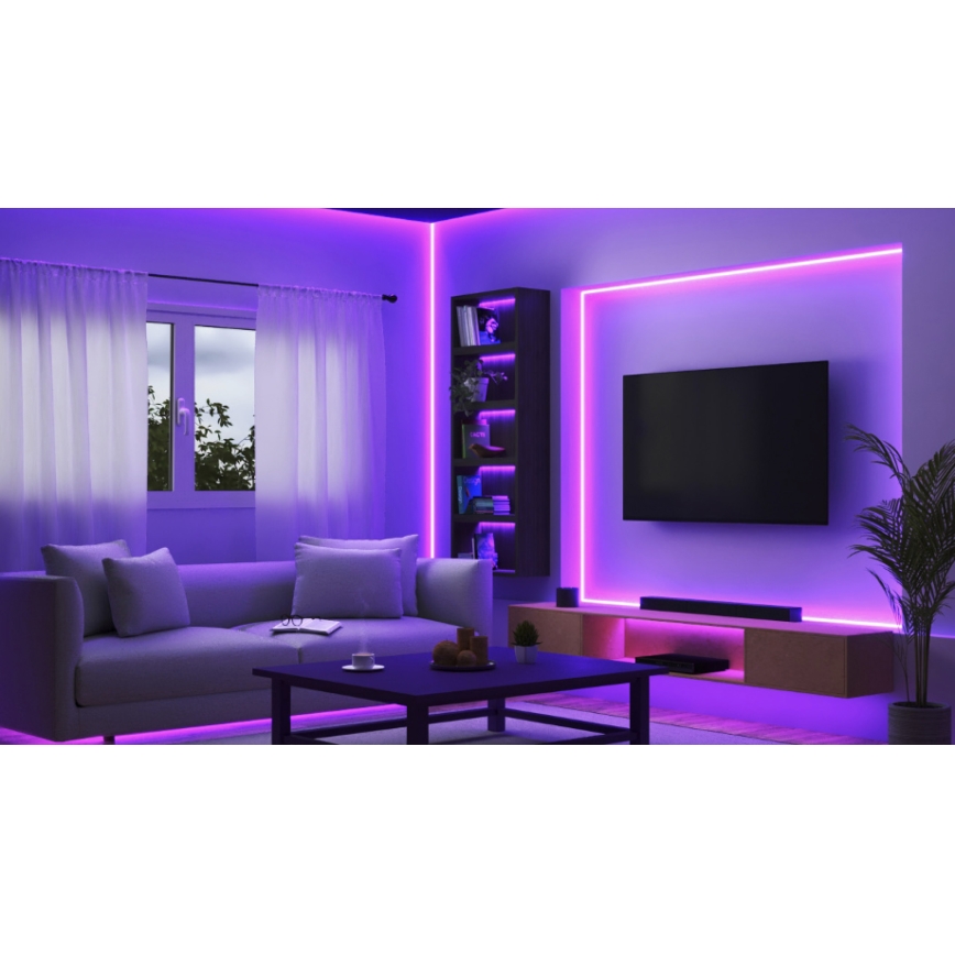 WiZ - Tira LED RGBW regulable 10m LED/12W/230V 2700-6500K Wi-Fi