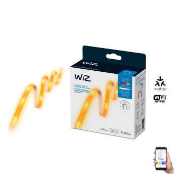 WiZ - Tira LED RGBW regulable 4m LED/13W/230V 2700-6500K Wi-Fi