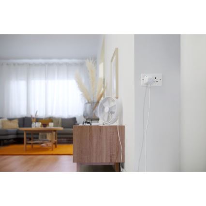 WiZ - Toma inteligente F 2300W + powermeter Wi-Fi SCHUKO