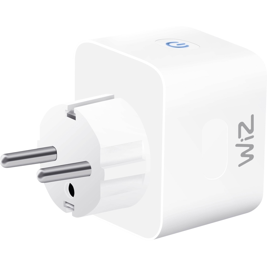 WiZ - Toma inteligente F 2300W + powermeter Wi-Fi SCHUKO