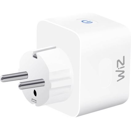 WiZ - Toma inteligente F 2300W + powermeter Wi-Fi SCHUKO