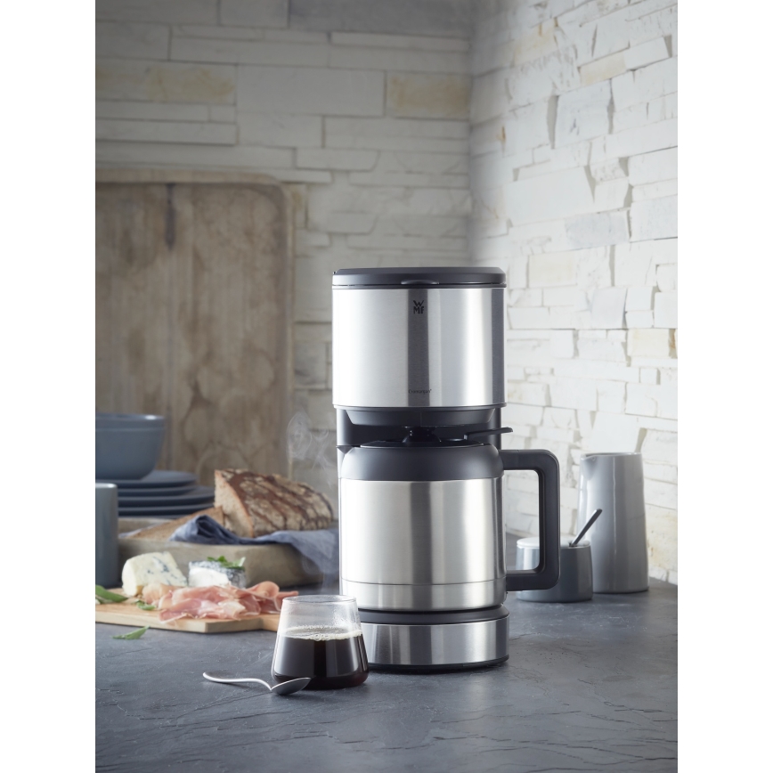 WMF - Cafetera de goteo 1000W/230V en acero inoxidable