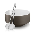 WMF - Ensaladera con cubiertos MOTO, gris