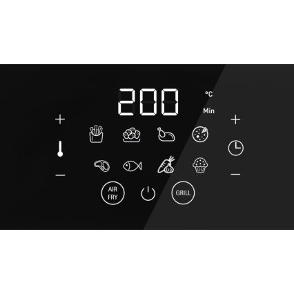 WMF - Freidora de aire caliente MULTI TASTE 1550W/230V negro