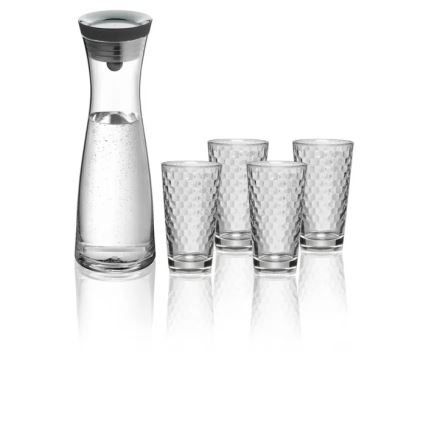 WMF - Jarra de agua Basic 1 l + 4 vasos