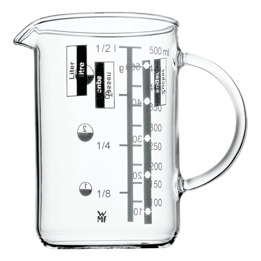 WMF - Jarra medidora de vidrio GOURMET 0,5 l