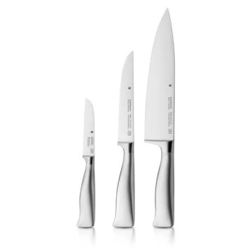 WMF - Juego de 3 cuchillos de cocina GOURMET