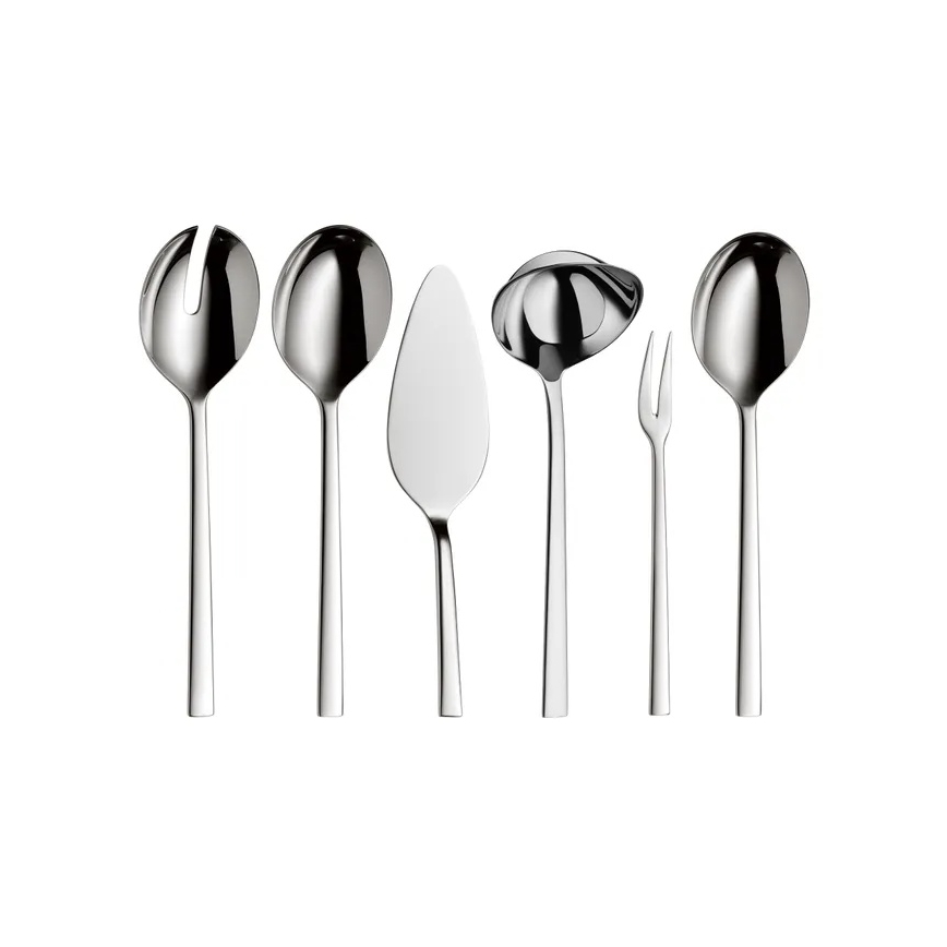 WMF - Juego de cubiertos SONIC de acero inoxidable, 66 piezas