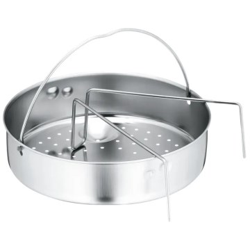 WMF - Juego de inserto y rejilla elevadora para ollas a presión Ø 22 cm