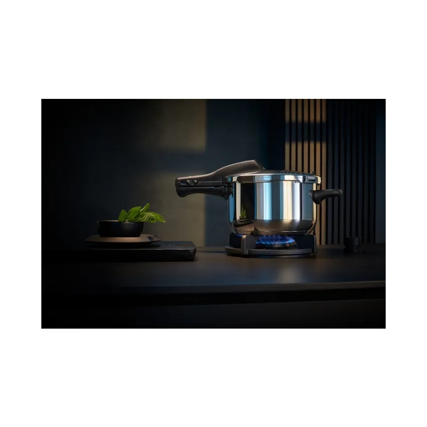 WMF - Juego de ollas a presión 8,5 l + 4,5 l PERFECT de acero inoxidable