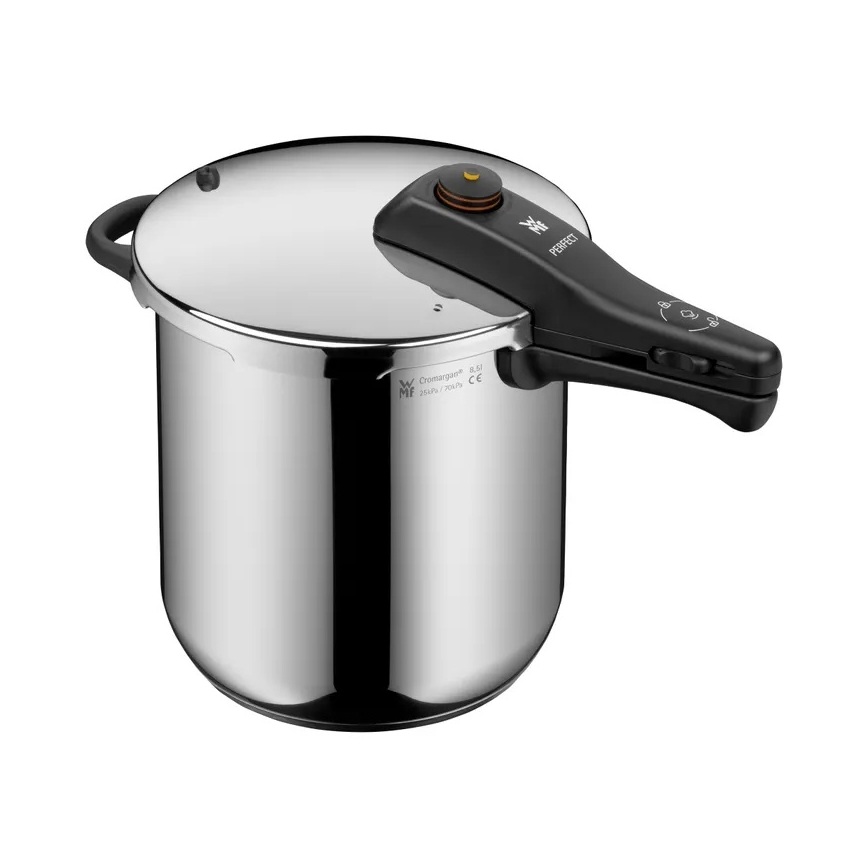 WMF - Juego de ollas a presión 8,5 l + 4,5 l PERFECT de acero inoxidable