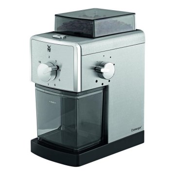 WMF - Molinillo eléctrico de café en grano 180 g STELIO 110W/230V acero inoxidable