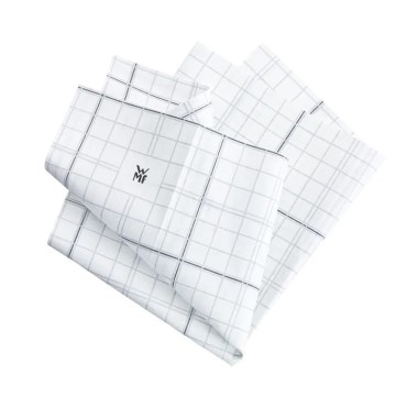 WMF - Paño de microfibra para limpieza, 50 x 40 cm, blanco