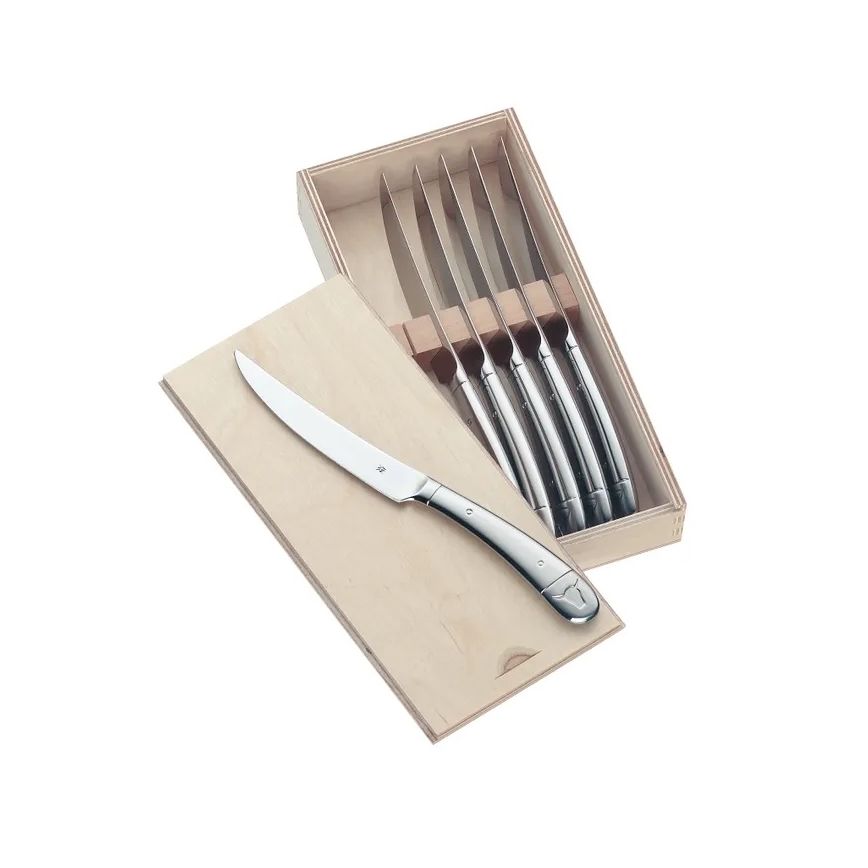 WMF - Set de regalo de 6 cuchillos para filete