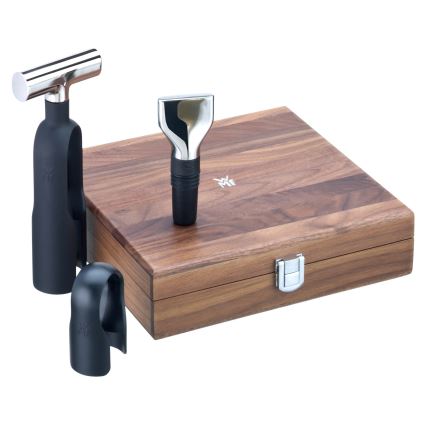 WMF - Set para sumilleres, 3 piezas, nogal