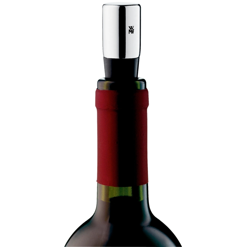 WMF - Tapón para vino acero inoxidable/negro