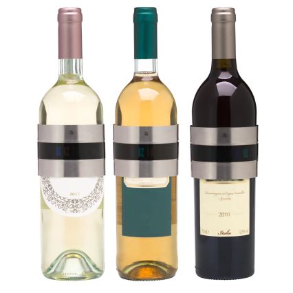 WMF - Termómetro para vino CLEVER & MORE, diámetro 7 cm, acero inoxidable