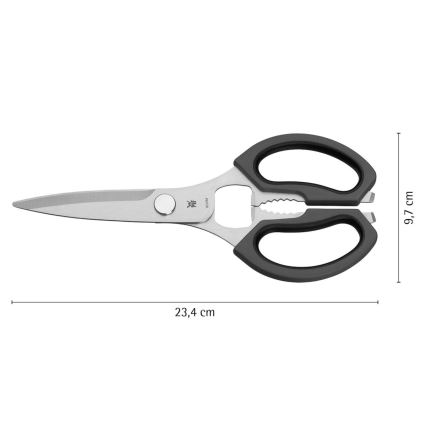 WMF - Tijeras universales 23,4 cm negras