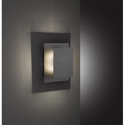 Wofi 4048-102Q - Aplique LED BAYONNE LED/6,5W/230V antracita