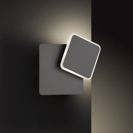 Wofi 4785.01.10.9000 - Aplique LED SUTTER LED/4,5W/230V 3000K negro