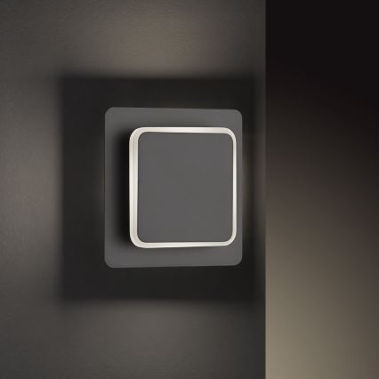 Wofi 4785.01.10.9000 - Aplique LED SUTTER LED/4,5W/230V 3000K negro