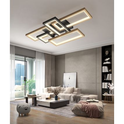 Wofi 9022-506 - Lámpara de techo LED regulable MATERA LED/60W/230V