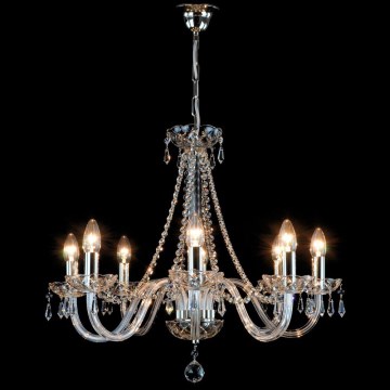Wranovsky JWZ117082101 - Lámpara de araña colgante de cristal BONTON 8xE14/40W/230V