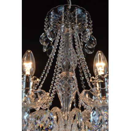 Wranovsky JWZ124122101 - Lámpara de araña colgante de cristal IMPERIAL 12xE14/40W/230V