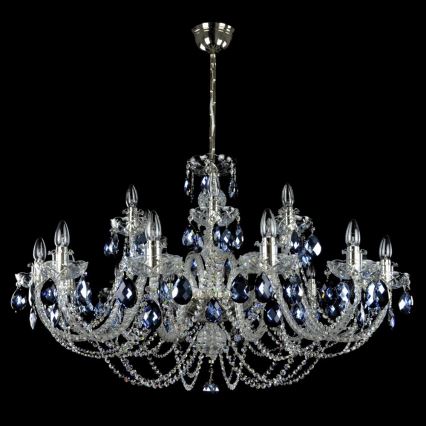 Wranovsky JWZ166182231 - Lámpara de araña colgante de cristal OCEAN 18xE14/40W/230V