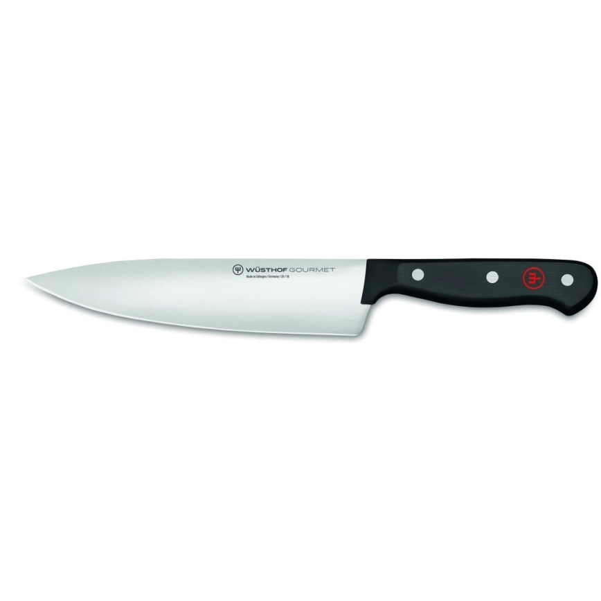 Wüsthof - Juego de 8 cuchillos de cocina GOURMET con bloque, afilador y tabla de cortar