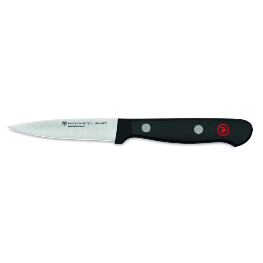 Wüsthof - Juego de 8 cuchillos de cocina GOURMET con bloque, afilador y tabla de cortar