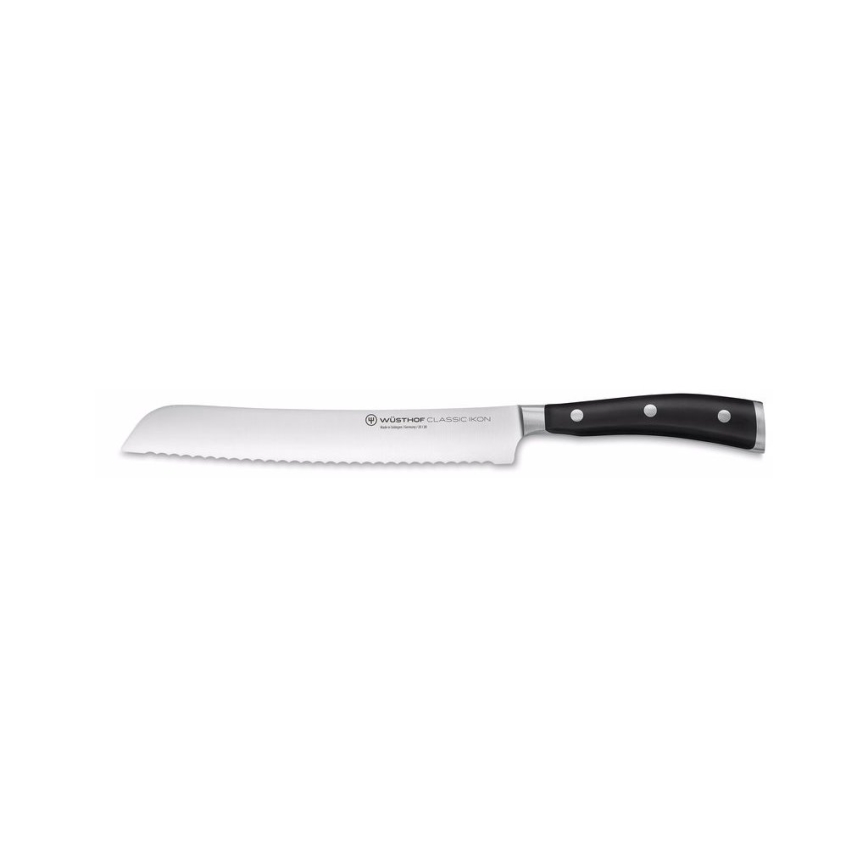 Wüsthof - Juego de cuchillos de cocina en soporte CLASSIC IKON 8 pz ceniza/negro