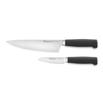 Wüsthof - Juego de cuchillos de cocina PARTNER 2 piezas negro