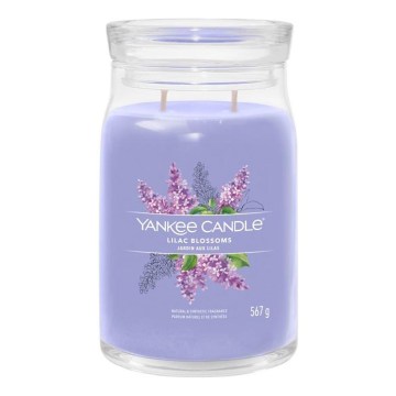 Yankee Candle - Vela aromática LILAC BLOSSOMS grande 567 g 60-90 horas