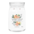Yankee Candle - Vela aromática WHITE SPRUCE & GRAPEFRUIT grande 567g 60-90 horas