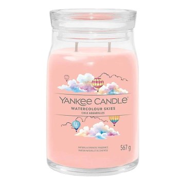 Yankee Candle - Vela perfumada WATERCOLOUR SKIES grande 567g 60-90 horas.