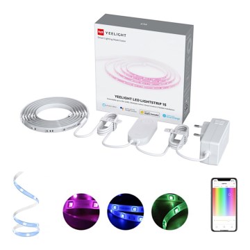Yeelight - Cinta LED RGB regulable/7,5W/230V Wi-Fi 2 m