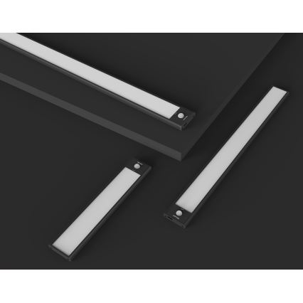 Yeelight - Iluminación LED recargable y regulable para muebles con sensor LED/1,8W/1100 mAh 4000K 20 cm negro
