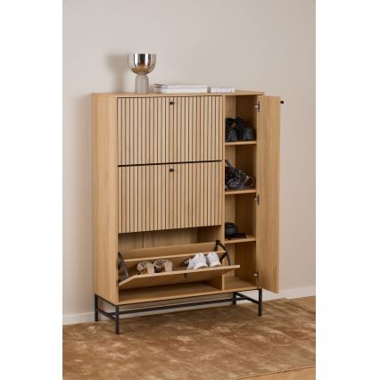 Zapatero OLIVIA 99 x 140 x 35 cm, roble