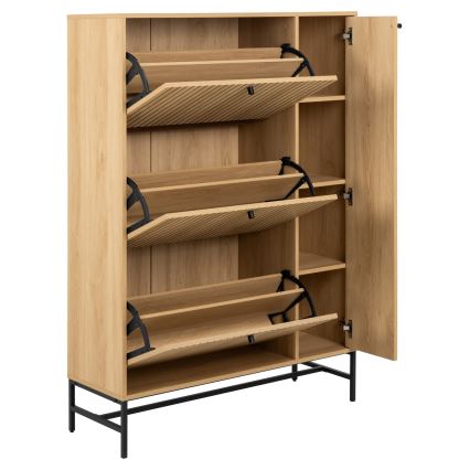 Zapatero OLIVIA 99 x 140 x 35 cm, roble