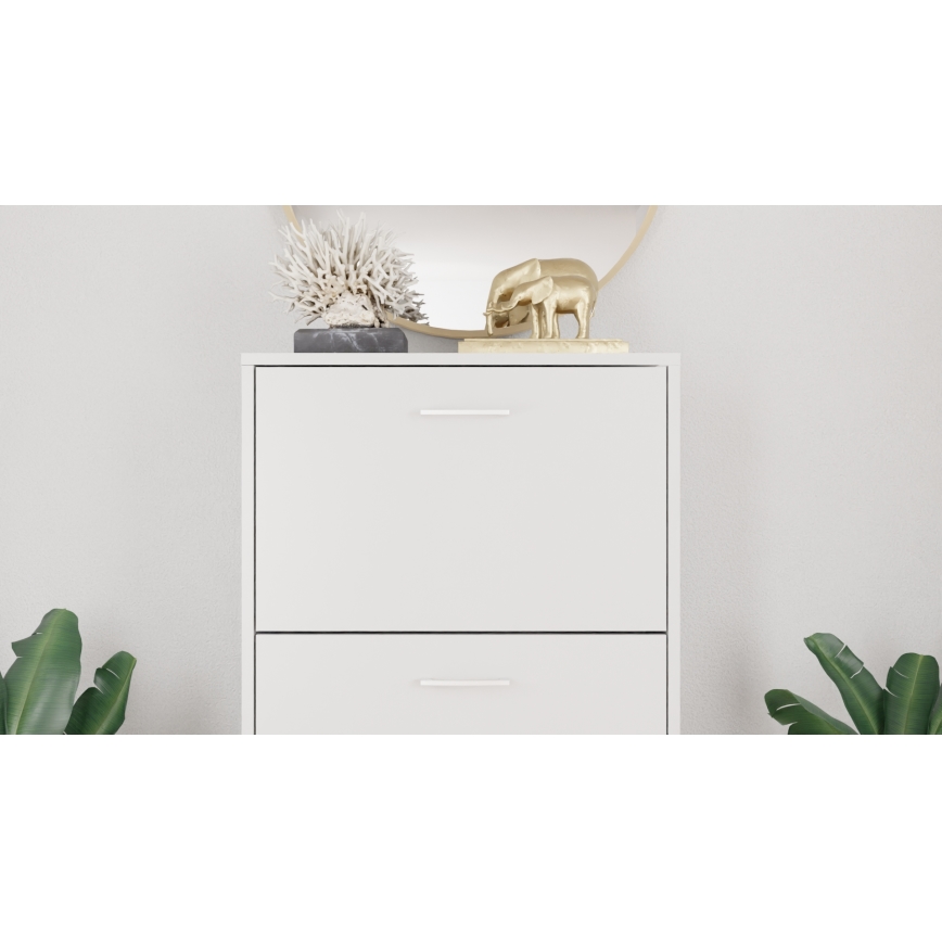 Zapatero PIGO 60x109x25 cm blanco