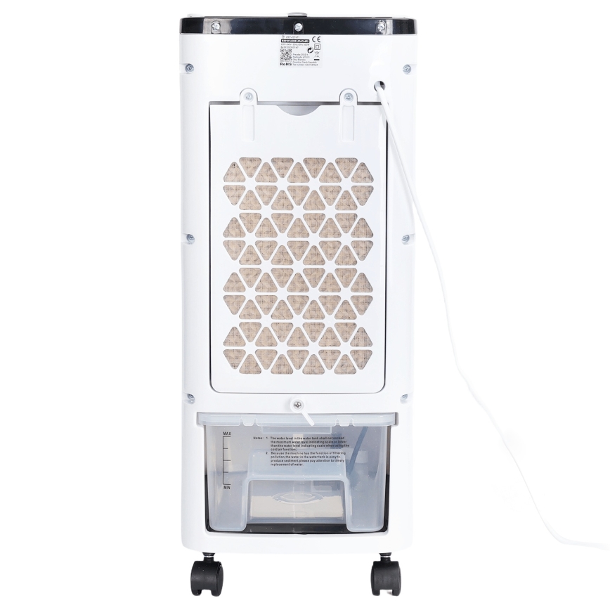 ZEVENTI - Enfriador de aire ARCTIC 60W/230V negro/blanco + mando a distancia