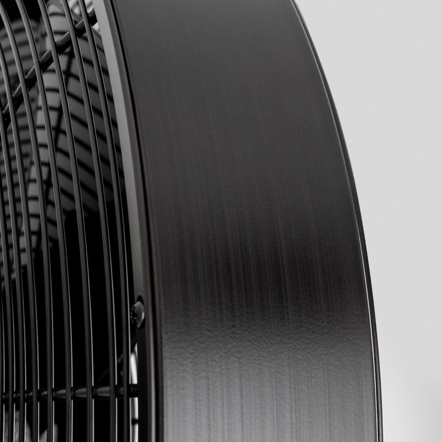 ZEVENTI - Ventilador de pared FREEZE 50W/230V diá. 40 cm negro + control remoto