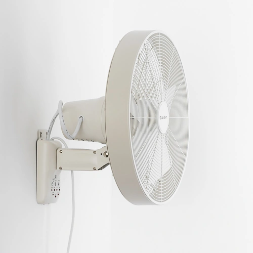ZEVENTI - Ventilador de pared FREEZE 50W/230V diámetro 45 cm blanco + mando a distancia