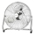 ZEVENTI - Ventilador de pie FLOW 100W/230V Ø 54 cm cromo brillante