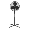 ZEVENTI - Ventilador de pie FLOW 40W/230V 120 cm negro